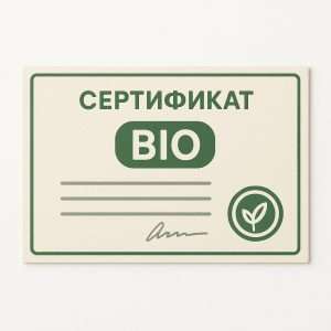 БИО сертификат