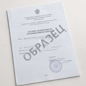Паспорт безопасности промышленного объекта